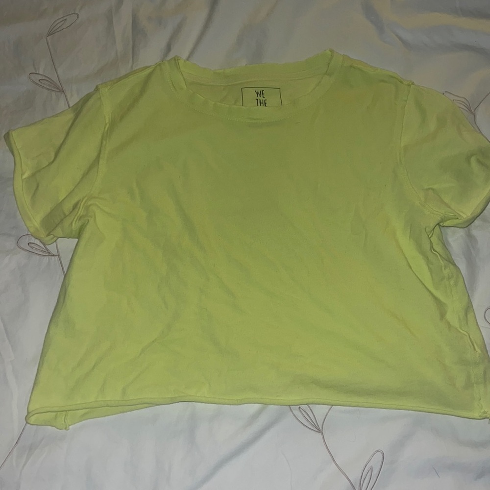 We the free neon basic tee